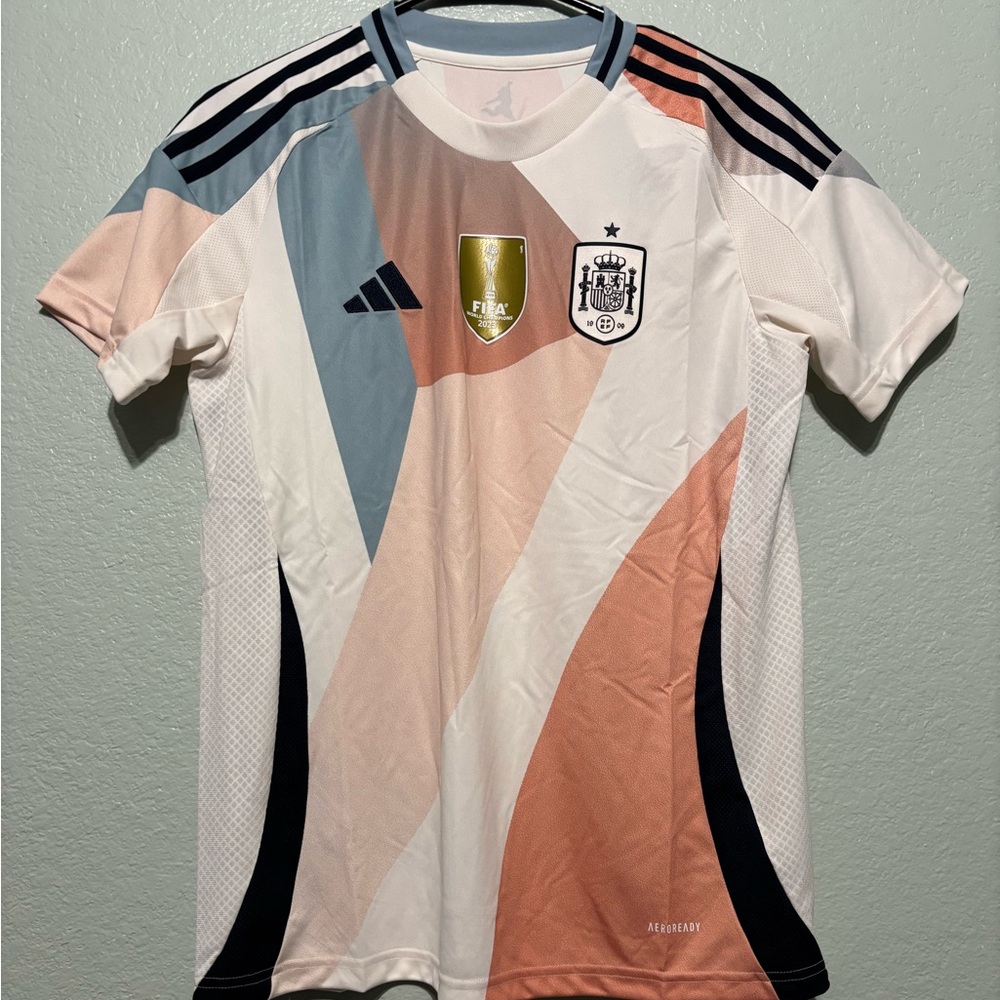 Adidas Spain National Soccer Team 2025 Women’s Away Jersey Size Medium